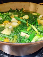Soupe de fanes et feuilles : extra-simple, extra-bon